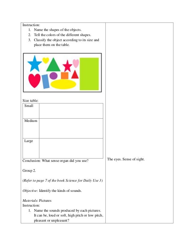 health lesson plan template